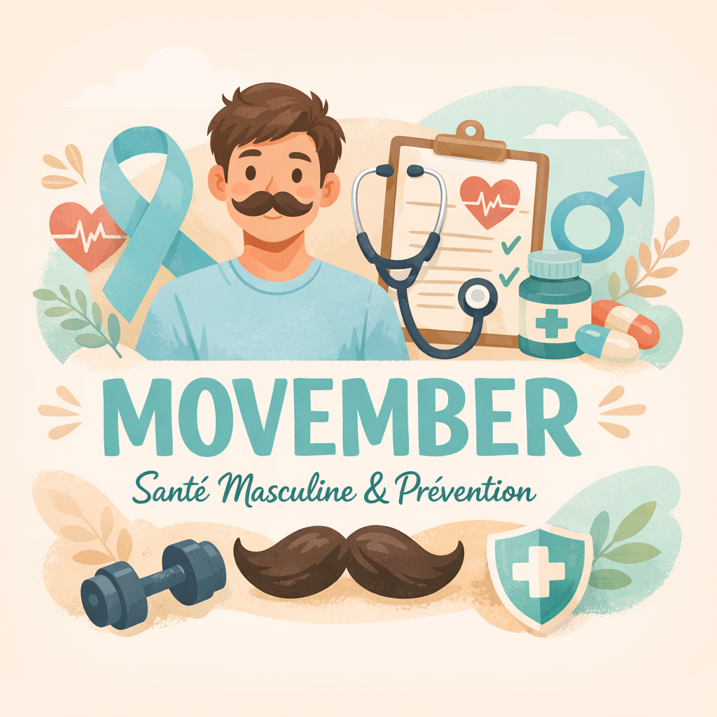 Movember : le mois de sensibilisation sur la santé masculine